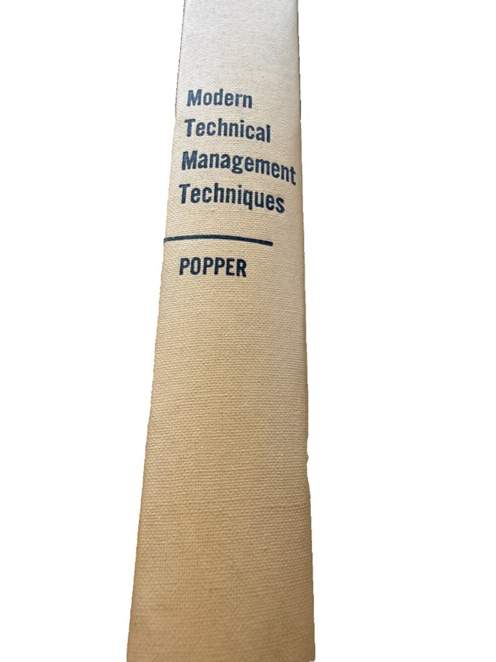 Modern Technical Management Techniques Popper McGraw Hill 1971 Hardcover Vintage